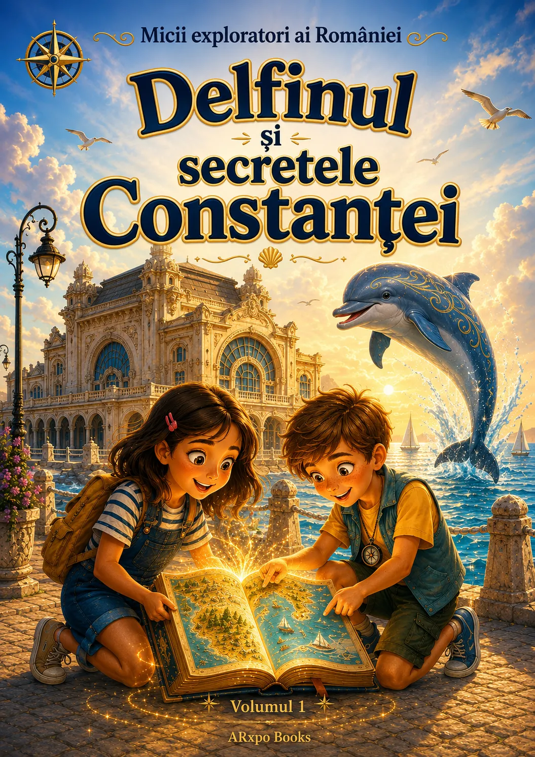 Coperta cărții Delfinul și secretele Constanței